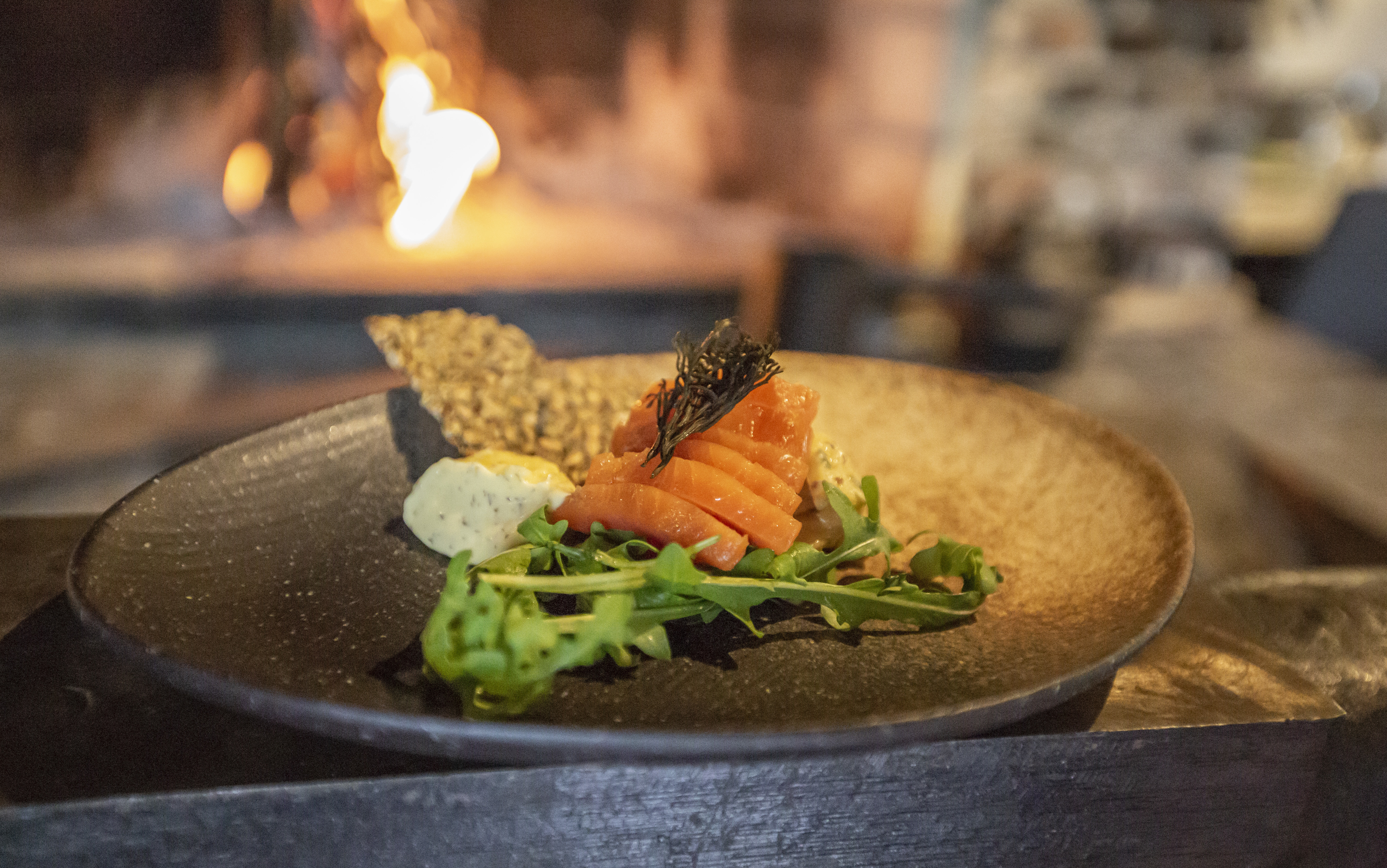 Laks og tangknekkebrød, smia Kristiansund